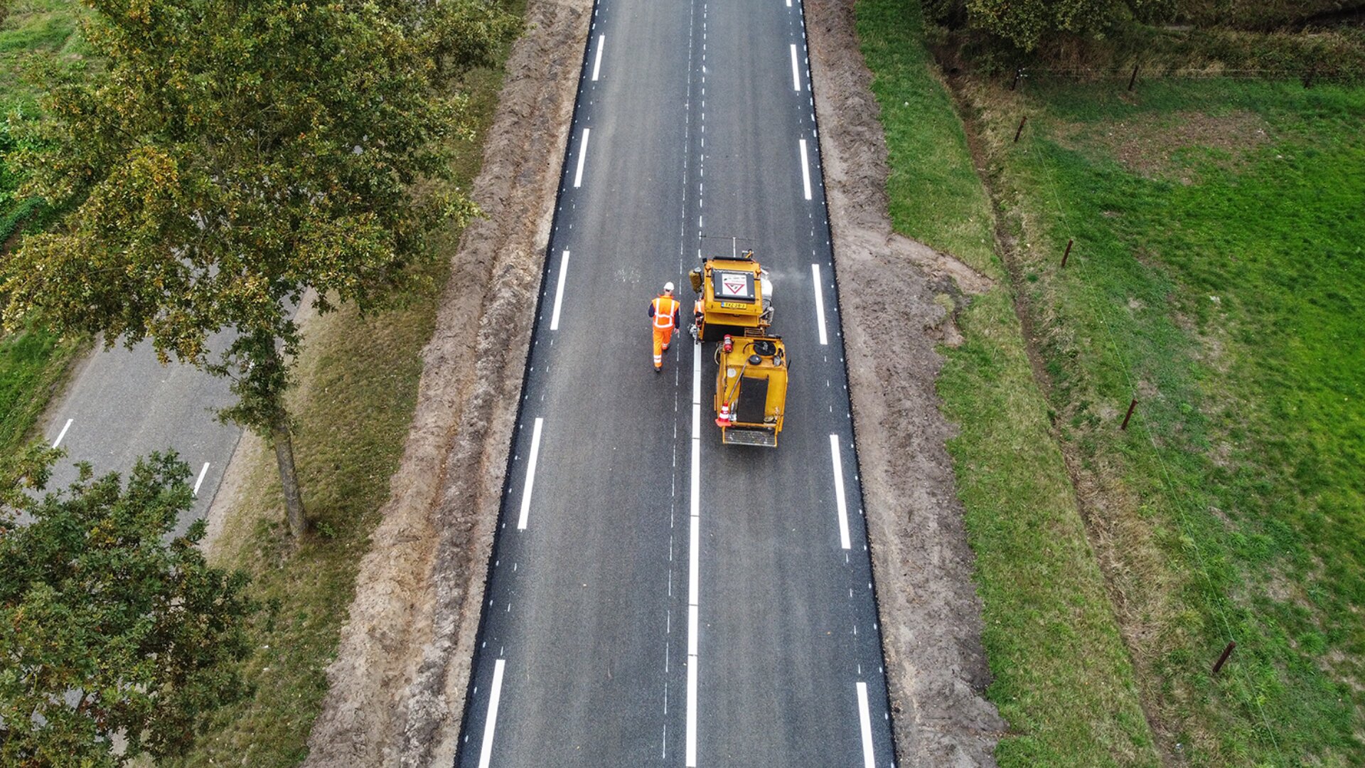 Lengte markering N347 Haaksbergen Goor