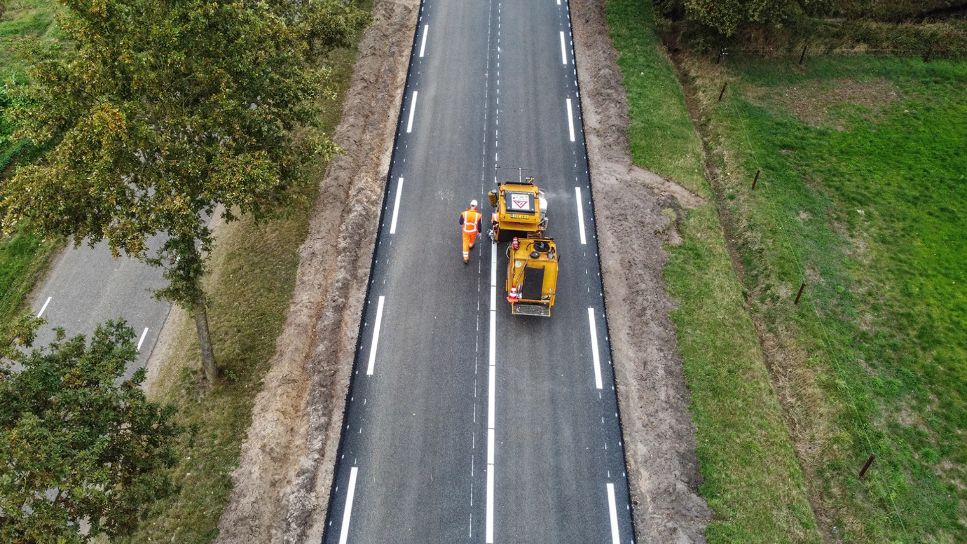 Lengte markering N347 Haaksbergen Goor
