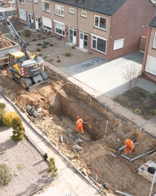 Rioleringswerkzaamheden Bloemenkamp