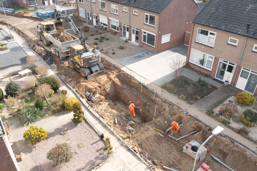 Rioleringswerkzaamheden Bloemenkamp