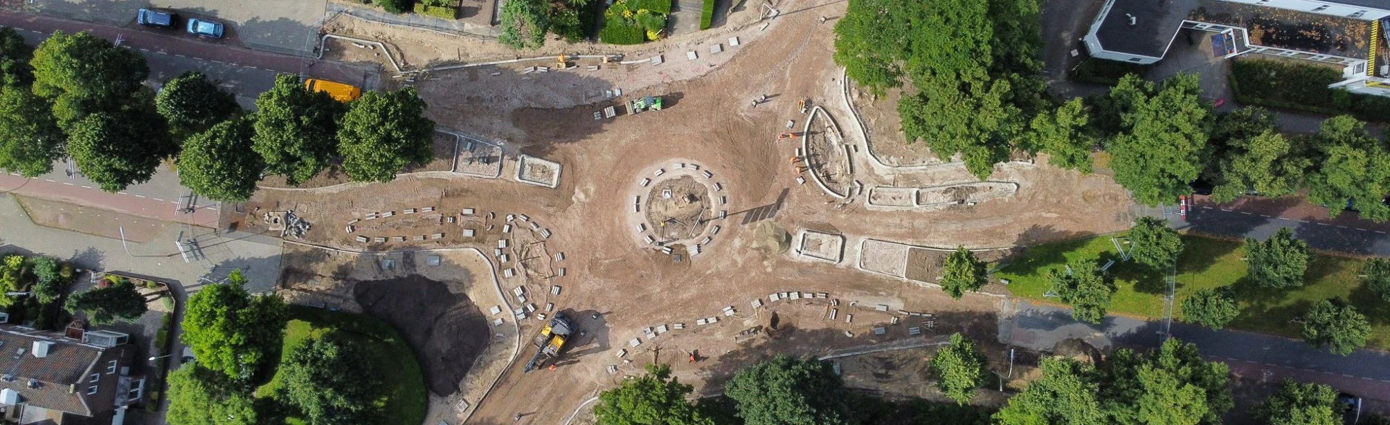 Rotonde van boven