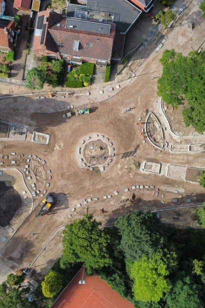 Rotonde van boven