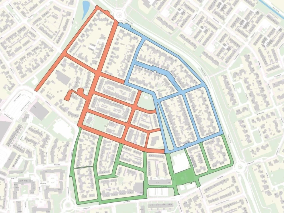 Schrijvershoek faseringskaart