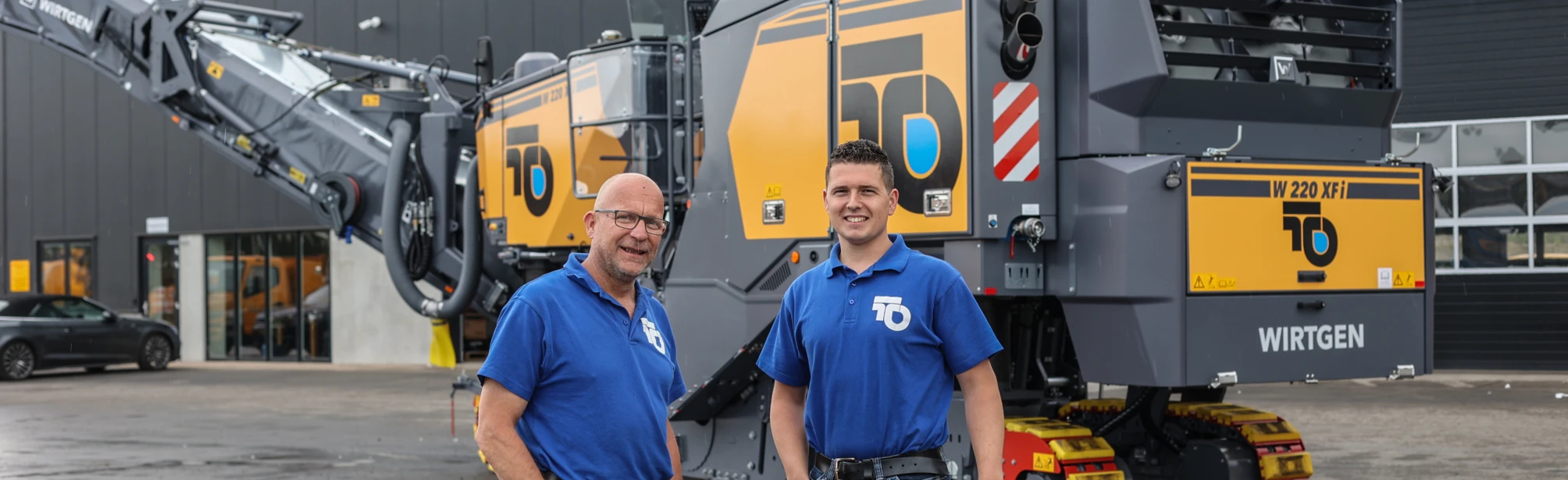 Guus en Gerard Wirtgen 220