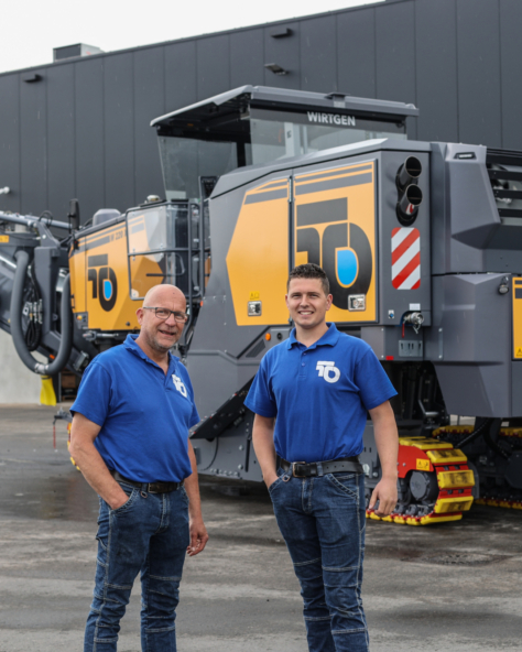 Guus en Gerard Wirtgen 220 Guus en Gerard Wirtgen 220
