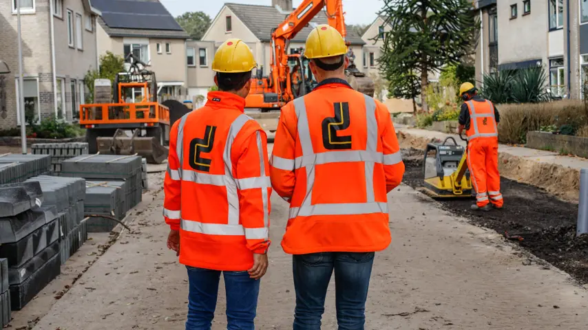 Dusseldorpers aan het werk