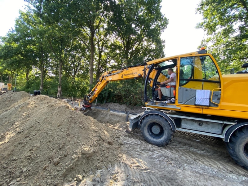 Hoevelakenseweg Terschuur werk in uitvoering 1
