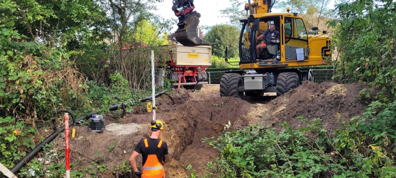 Hoevelakenseweg Terschuur werk in uitvoering 2
