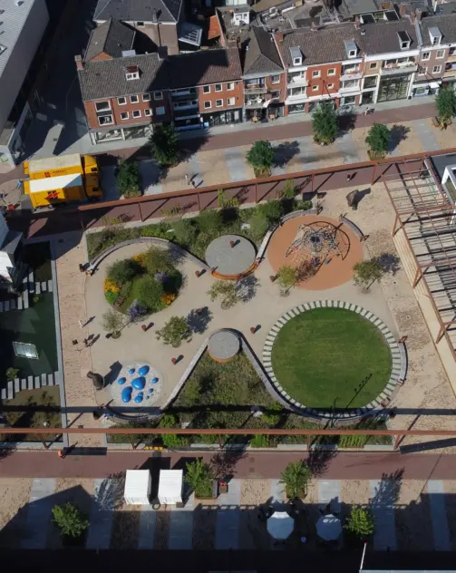 Eindresultaat marktplein Hengelo