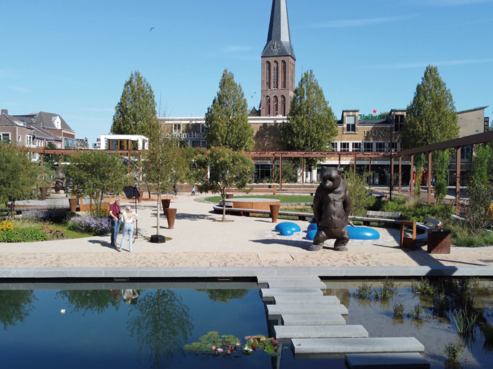 Resultaat herinrichting Marktplein Hengelo