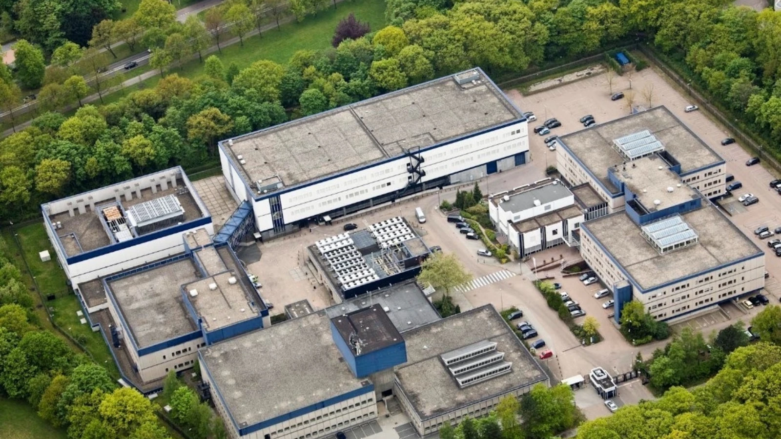 Luchtfoto datacentrum Rabobank Zeist