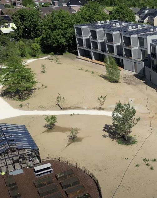 Rivierduinen bovenaanzicht