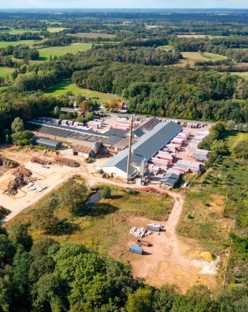 Steenfabriek Vlijt terrein drone