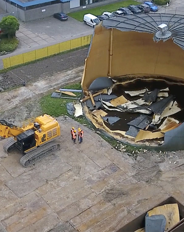 Sloop reinwatertanks appingedam drone2