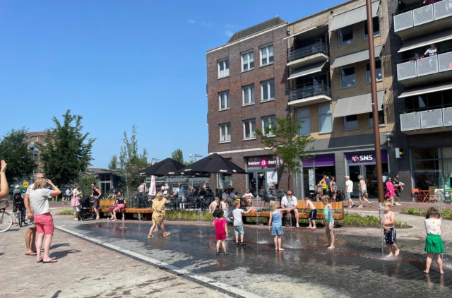 Marktplein Hardenberg fonteinen Marktplein Hardenberg fonteinen