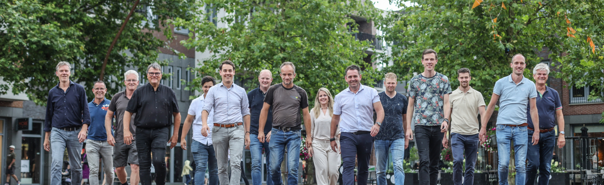 Samenwerken teamfoto