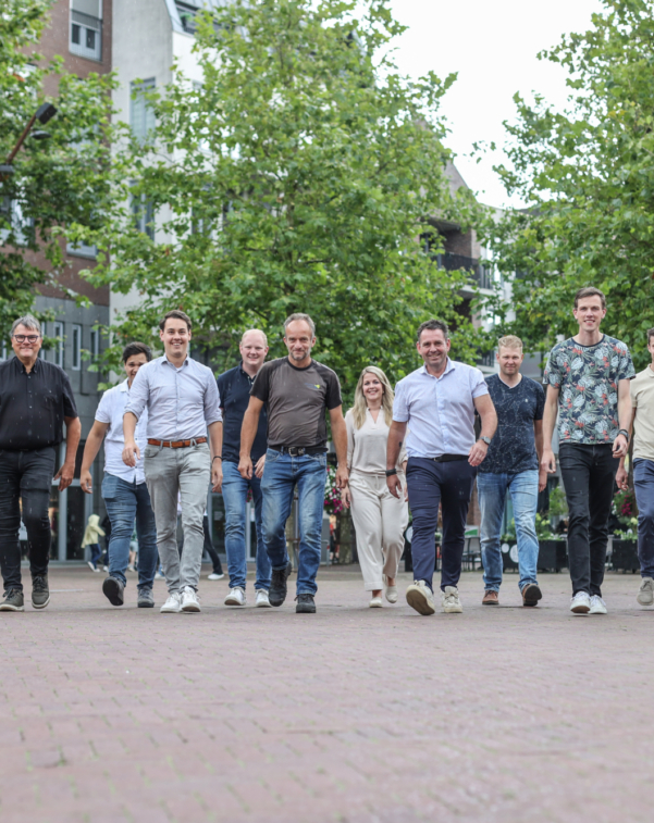 Samenwerken teamfoto