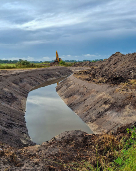 Bargerveen tijdelijke watergang