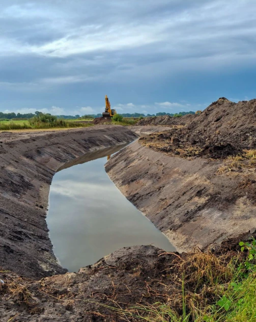 Bargerveen tijdelijke watergang