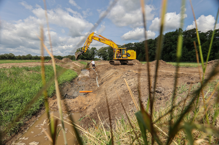 Fluttersbeek kraan grondwerker