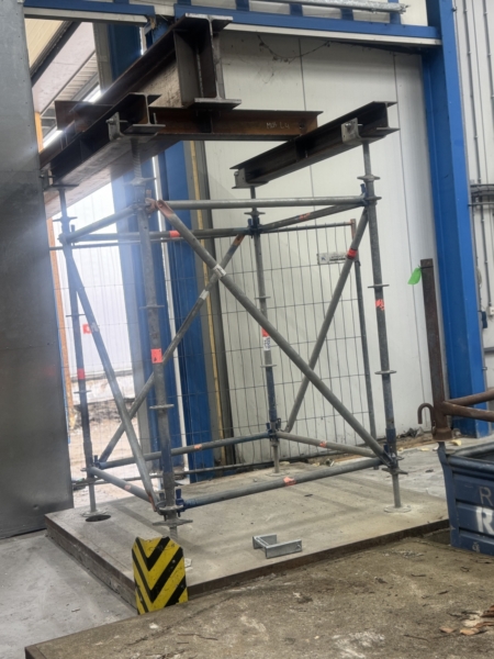 Draagconstructie zijkant Amsma