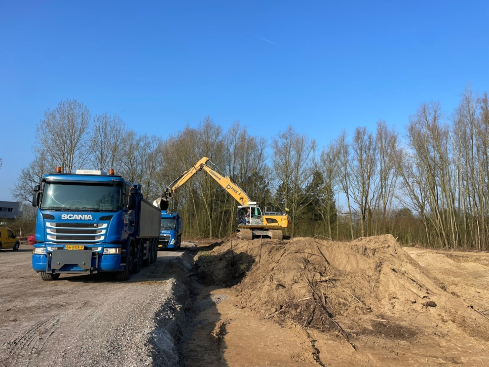 Bouwput uitgraven HDSR Ngein