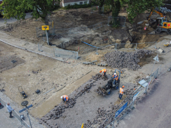 Bovenaanzicht De Vijfhoek te Oldenzaal Bovenaanzicht De Vijfhoek te Oldenzaal