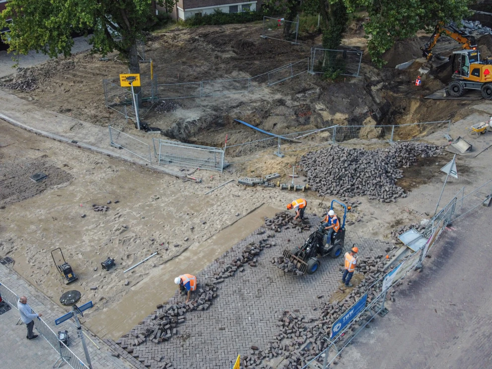 Bovenaanzicht De Vijfhoek te Oldenzaal