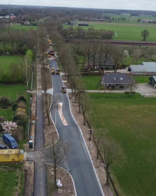 Bovenaanzicht N751 Daarle