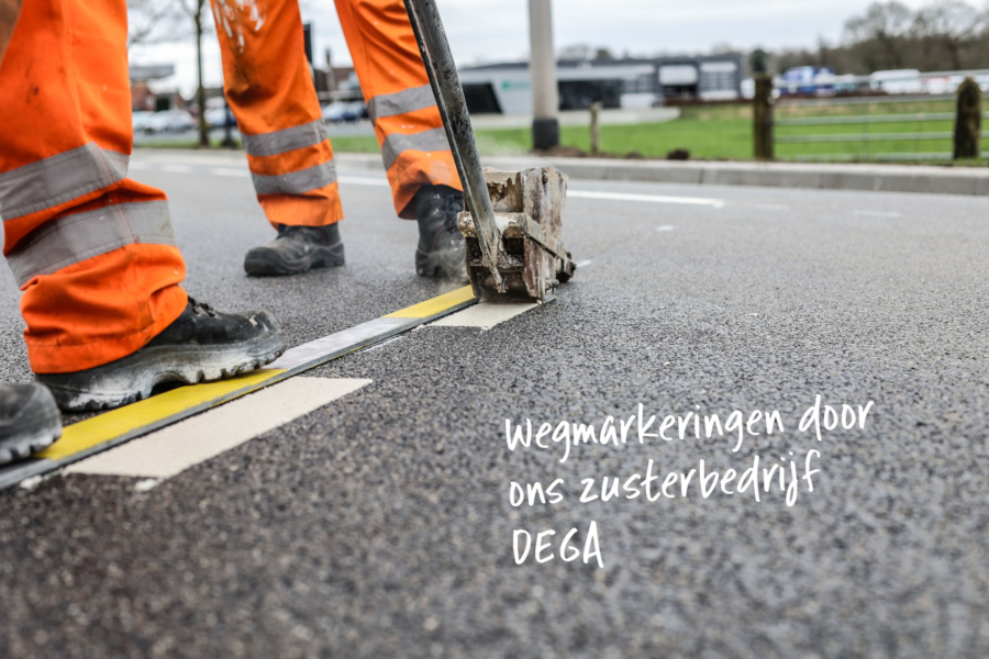 DEGA wegmarkeringen