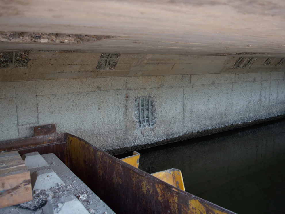Betonreparatie bij duiker in Utrecht